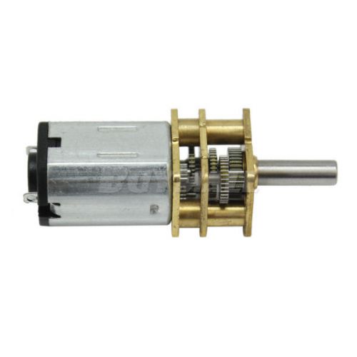 DC 6V 30RPM Revolving Speed Mini Stainless Steel Gear Motor 3mm Shaft Diameter