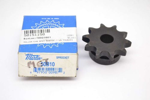 NEW MARTIN 50B10 10 TEETH 5/8 IN SINGLE ROW CHAIN SPROCKET B435924