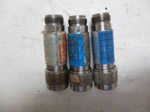 Lot of 3 HP/Agilent 8491A RF Attenuators    L237