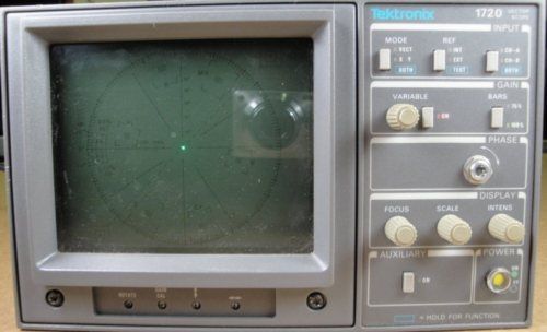 TEKTRONIX 1720 NTSC Analog Monitor Vectorscope