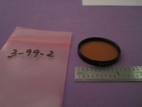 OPTICAL FILTER ORANGE #3-99-2 TIFFEN PHOTAR LASER OPTICS BIN#3