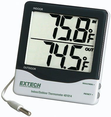 Extech 401014 big digit indoor/outdoor thermometer for sale