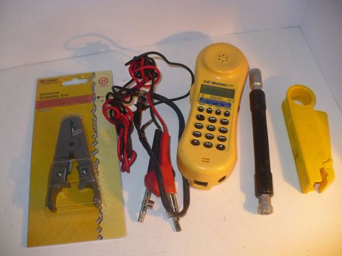 JDSU Test-Um LB220 Lil&#039; Buttie PRO Telephone Test Set Tester Butt Set  w/extras