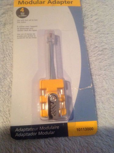 New Fluke Networks 10113000 4-Wire Modular Adapter