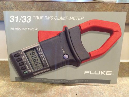 FLUKE 31/33 TRUE RMS CLAMP METER