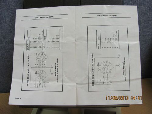 CORNELL-DUBILIER MANUAL CDA, CDB, CDC: Capacitor Decades - Oper. Instruct #19394