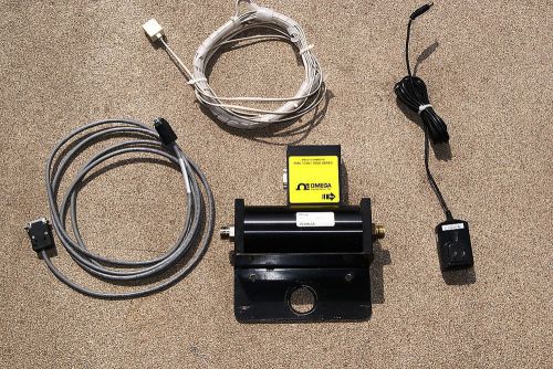 Omega mass flowmeter 1700/1800 series w/power supply,pc connector 1/2&#034; 30vdc for sale