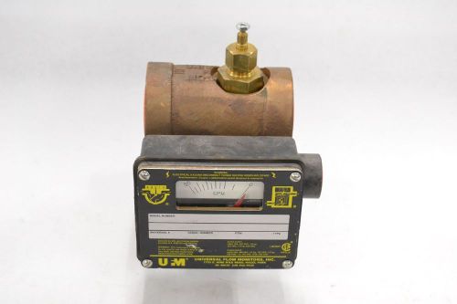 NEW UFM WVM50GMV-12-A1WR 480V-AC WATER 1-1/2 IN NPT 0-50GPM FLOWMETER B331994