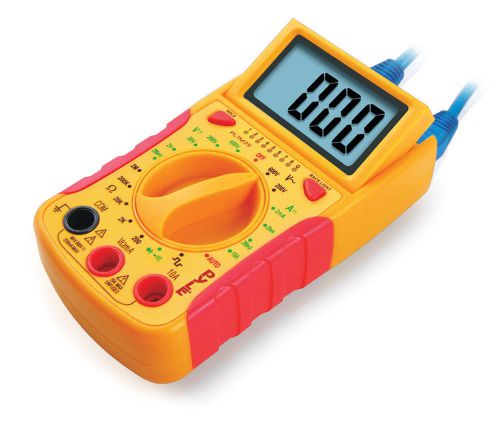 New pyle pltm35 mini lcd multimeter dc ac voltage dc current  resistance &amp; diode for sale