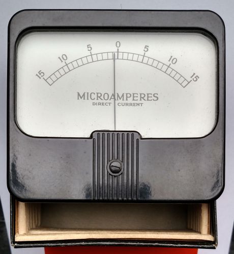 Simpson VTVM DC microammeter