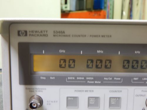 Hewlett Packard 5348A Power Meter / Microwave Counter  !