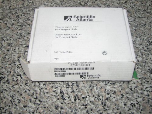 Scientific Atlanta  PLUG IN  DIPLEX FILTER A75126.104254 42/54MHZ  LOT OF 8 NEW