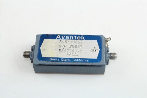 RF AMPLIFIER AVANTEK 8GHz - 18GHz  SA85-0866