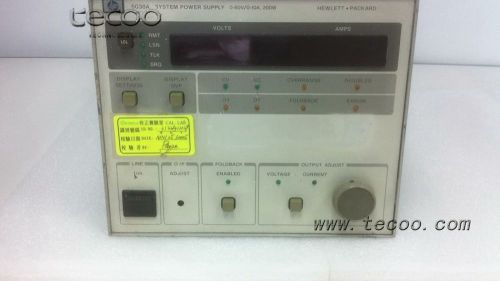 Agilent/HP 6038A DC Power Supply 0-60V, 0-10A, 200W