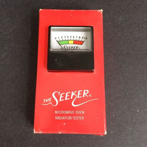 Vintage &#034;The Seeker&#034; Microwave Oven Tester RADIATION