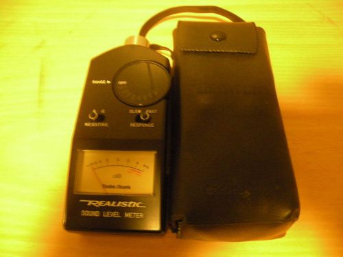 REALISTIC SOUND LEVEL METER #33-2050