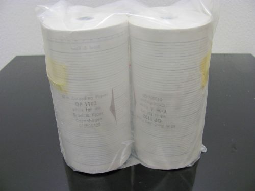 BRUEL &amp; KJAER COPENHAGEN QP1102 010006420 60M RECORDING PAPER 2 ROLLS