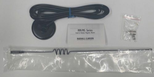 Radiall Larsen Antenna MMU150 DSD 3&#034; MAG MT/WHP DIS UTY 150-155M 12&#039;DS COAX