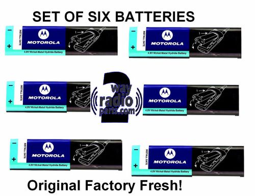 REAL OEM MOTOROLA XTN XV2600 XU2600 CP100 BATTERY Lot of 6 - NNTN4190