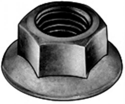 3/4-10 Heavy Flange Nut Concave UNC Black, Pk 2