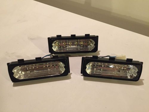 •(3) WHELEN 500 SERIES LIN6 LED LIGHTS LIBERTY LFL PATROIT•