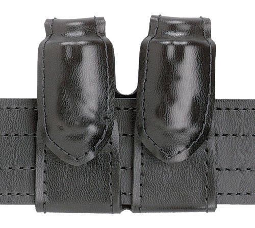 Safariland 370-2-6HS Black Plain Hidden SplitSix Double Speedloader Pouch 2.25&#034;