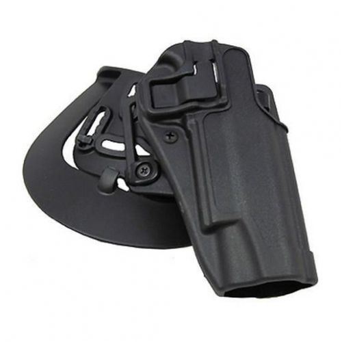 Blackhawk 410503bk-r cf holster w/&amp; paddle serpa rh black 1911 no rails for sale