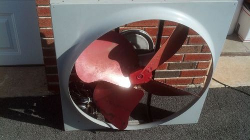 Vintage Exhaust Fan-Industrial-Heavy Duty-Machine Age-(Chelsea-GE Motor)NICE !!!