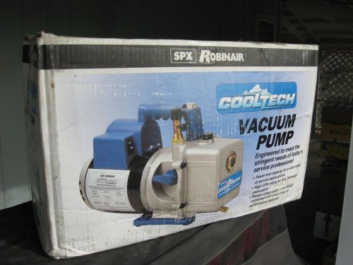 SPX Robinair Cooltech Vacuum Pump, 6 CFM, Model 15600, NEW IN BOX