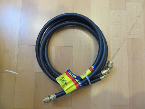 (3)Yellow Jacket 15060 60&#034;, Plus II 1/4&#034; Heavy Duty Hose w/ Hca Straight X Angle