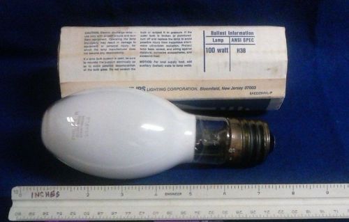 10 philips lifeguard mercury vapor lamp 100 watt h38ja 100/dx  mpn# 8aed23mvl-p for sale