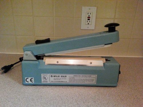 8&#034; Impulse Bag Sealer with Cutter - Model TISH-200C