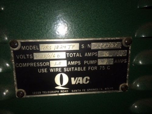 QVAC 18 x 24 Vacuum former