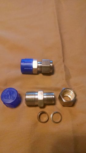 14  new TYLOK 316 SS,6-DMC-6  Instrumentation Fitting 3/8&#034;Tube x 3/8&#034; MNPT