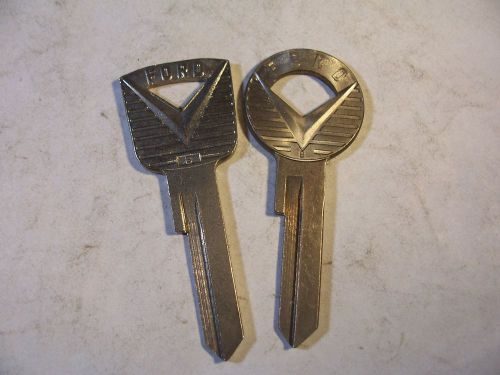 1 SETS  ORG  FORD  BRIGGS   1952 to 1958    UNCUT KEYS      LOCKSMITH