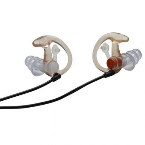 Surefire EP4-SPR EP4 Sonic Defender Earplugs Clear Triple Flanged Earplugs Sm 1