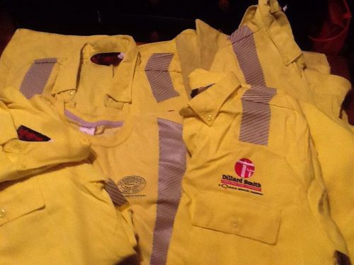 Lot drifit fr &amp; nsa. 4 utility shirts 1tee ($800) five shirts. hi vis ansi class for sale