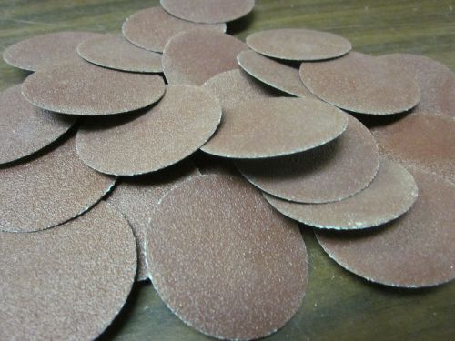 25pc 2&#034; 100 GRIT ROLOC COOKIE DISCS ALUMINUM OXIDE SANDING DISC ROLL LOCK TYPE R