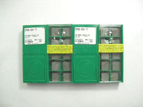 (40pcs) SPGN-434 T1 WG-300 Greenleaf Ceramic Insert