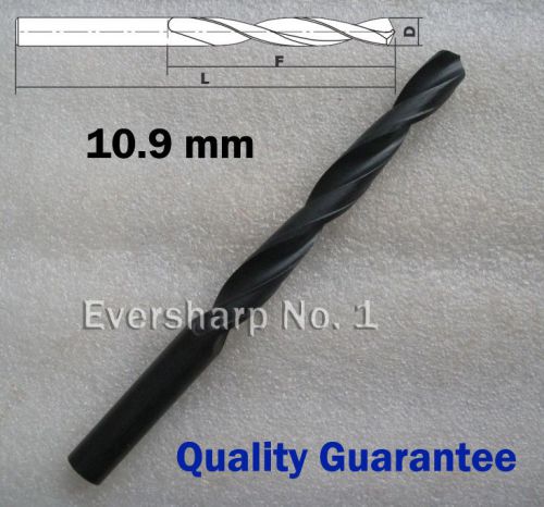 Lot new 1 pcs straight shank hss rolled twist drill bits dia 10.9mm(.4291&#034;) for sale