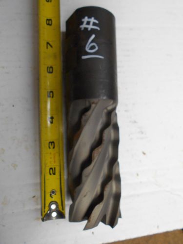 2&#034;End Mill    2&#034; Shank Weldon Rougher  H87 HSS    #6