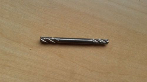 (1 pc)- 1/4&#034; dia 4 flute square-double end- end mill, 3/4&#034; loc, 3&#034; oal for sale