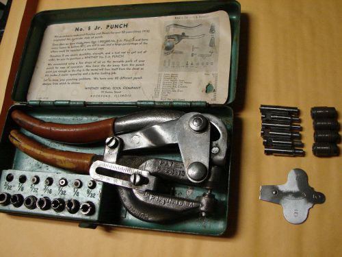 Whitney – jensen no 5 jr hand punch set for sale