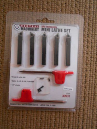 NEW Central Machinery 5 Pc Mini Lathe Set Item 39931