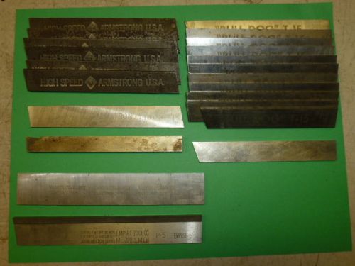 Lot of (22) parting cut-off blades, armstrong, empire, cleveland, bull dog for sale