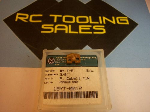 3/8 premium cobalt spade drill insert tin coated series #y t-a 18yt-0012 new 1pc for sale