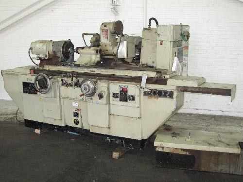 14&#034; Swg 40&#034; cc Brown &amp; Sharpe 1440U OD GRINDER, HYD. Tbl, AUTO INFEED, DOUBLE SW