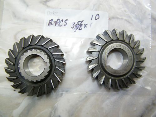 2-PCS - NIAGARA - SIDE MILLING CUTTERS - 3 X 5/8 X 1, USA