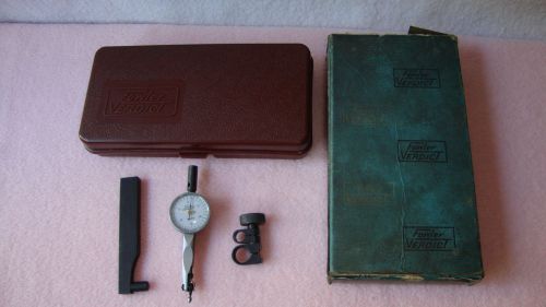 VINTAGE FOWLER VERDICT  .0005 MODEL-C  TEST INDICATOR MADE IN ENGLAND