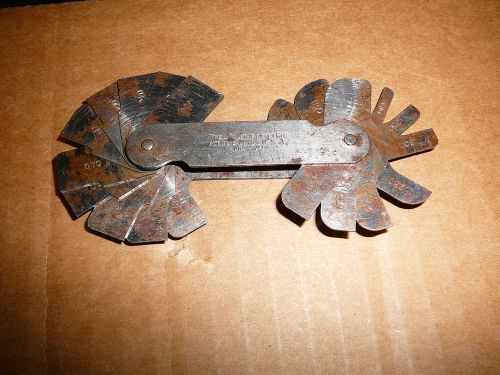 THE L.S. Starrett No. 279 Radius Gage Machinist Tool ATHOL, MASS